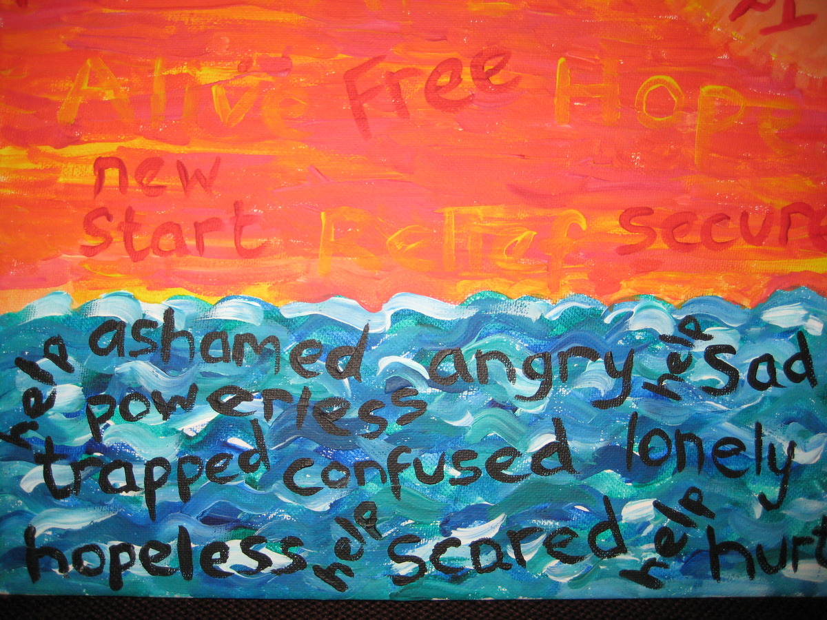 Picture by a child resident of HESTIA Housing & Support 